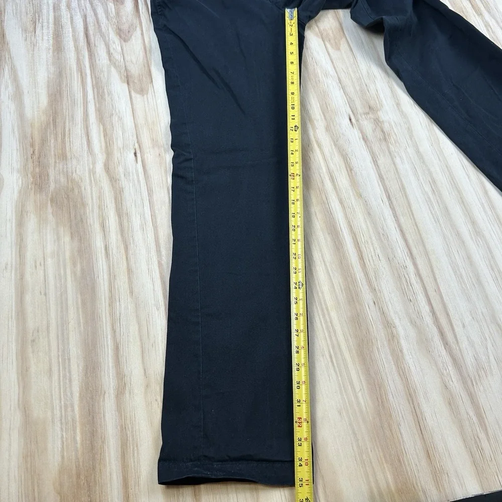 Polo Ralph Lauren Men's 34x35 Black Classic Fit Chino Pants Cotton Casual Trouse